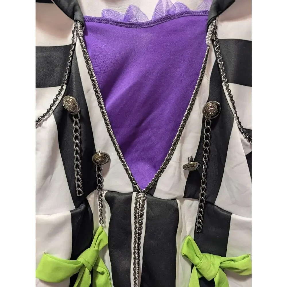 Spirit Halloween Beetlejuice Dress Women’s Costume Cosplay Size S (4-6) - Picture 3 of 10
